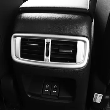 

ABS Plastic For Honda CR-V CRV 2017 Car styling accessories Car Rear Air Vent outlet panel Cover Trim sticker