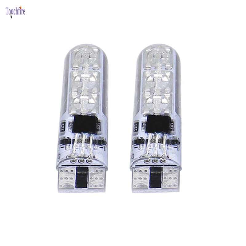 Светодиодсветодиодный автомобильная лампа T10 W5W/194 5050 SMD RGB наружная купольная для
