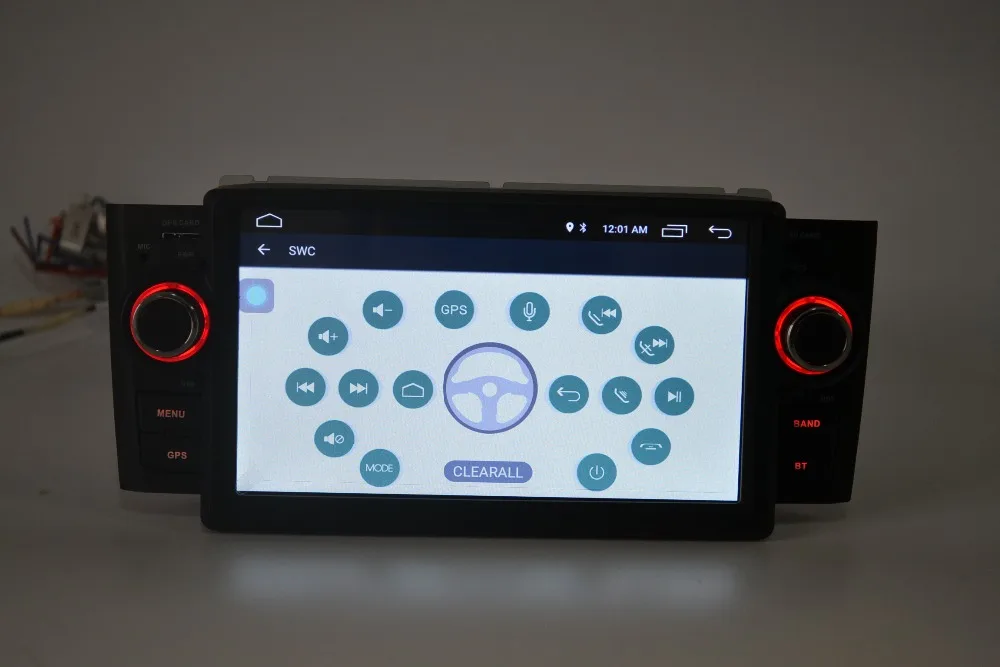 Flash Deal 7 inch 2 din android 9 car DVD gps navigation for fiat LINEA,radio,wifi,quad core,English,russian,french 23