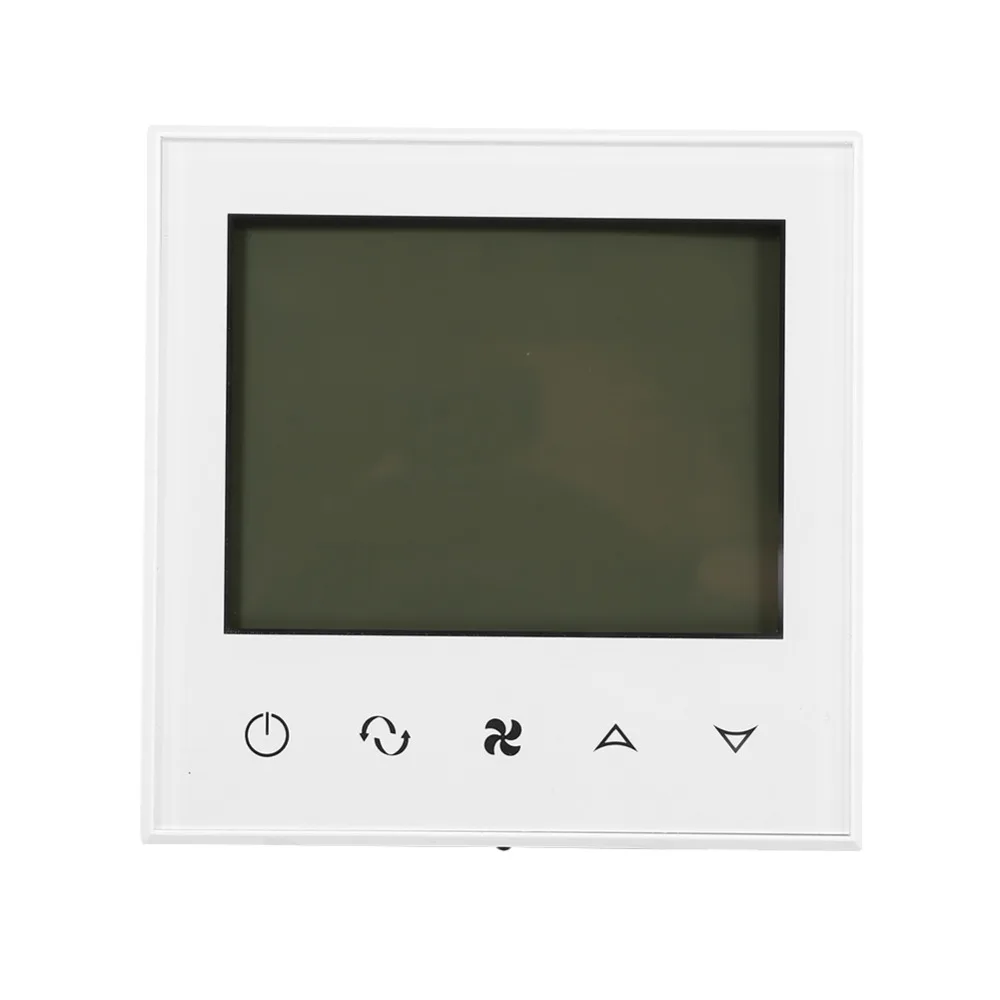 

Digital Touch Screen LCD Display Thermostat Intelligent Temperature Controller White Home Use