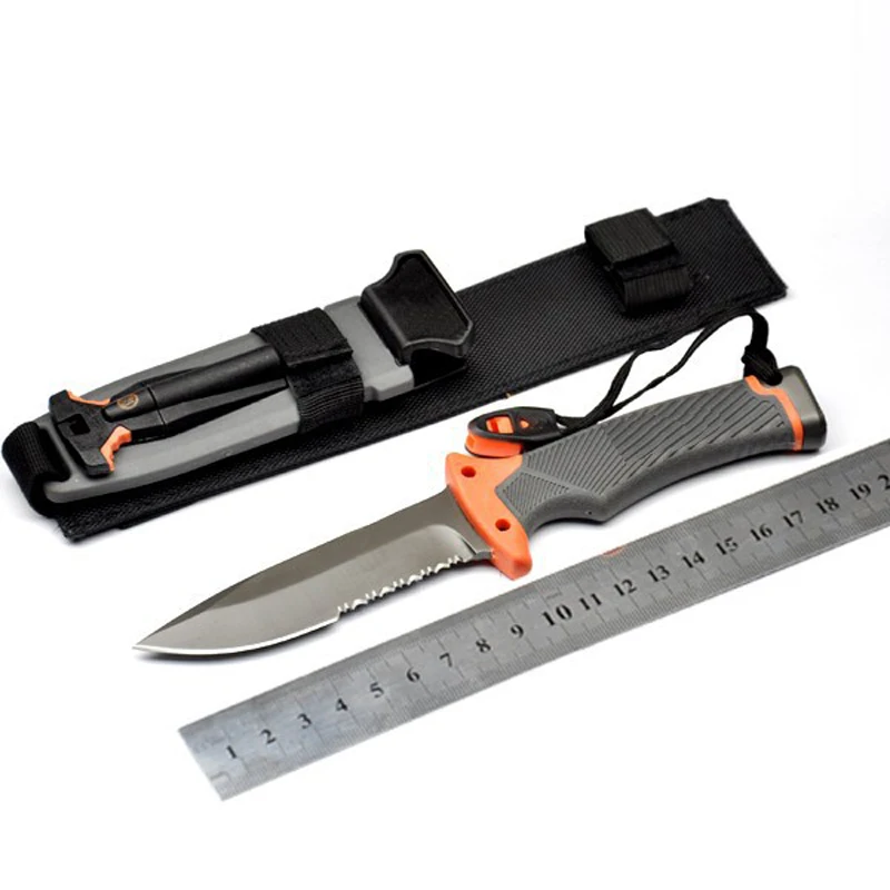 Походный охотничий нож для выживания, ножи с фиксированным лезвием 56HRC, тактические ножи, полное лезвие/версия пилы