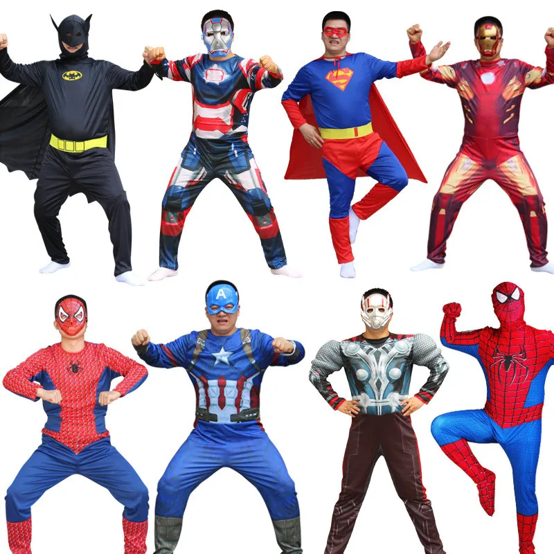 2018 adult new Cosplay Costume Spiderman superman Superhero Bodysuit Jumpsuits Set Men Women's Cosplay Costume Accessories 2018 adult new Cosplay Costume Spiderman superman Superhero Bodysuit Jumpsuits Set Men Women's Cosplay Costume Accessories