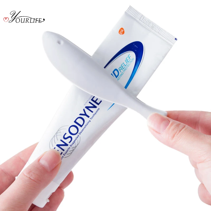OYOURLIFE 2pcs/set Creative Multifunction Squeezer Toothpaste Squeezers Home Bathroom Tube Cartoon Toothpaste Dispenser