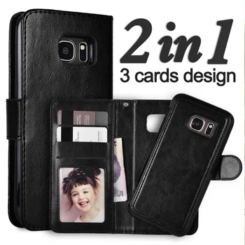 

For Samsung Galaxy S7 Edge Case Removable Leather Case For Samsung S7 Edge Case Wallet S7 S6 Edge S8 Case Note9 S8 Plus S9 Cover
