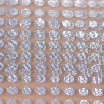 

30 pcs Dust ear headphones ear duct network silvered steel mesh filter gum never rust belt