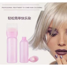 120 мл бутылка для краски инструменты для окрашивания волос шампунь бутылка масло расческа аппликатор щетка аппликатор Бутылочки для укладки салонное окрашивание волос