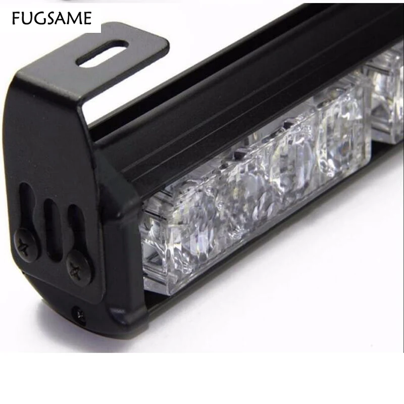 Fugsame общие 1" 16 LED 12 В 16 Вт аварийного автомобиля Предупреждение светлая полоса движения советник строб лампы-вспышки стайлинга автомобилей
