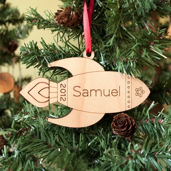 personalised baby xmas baubles