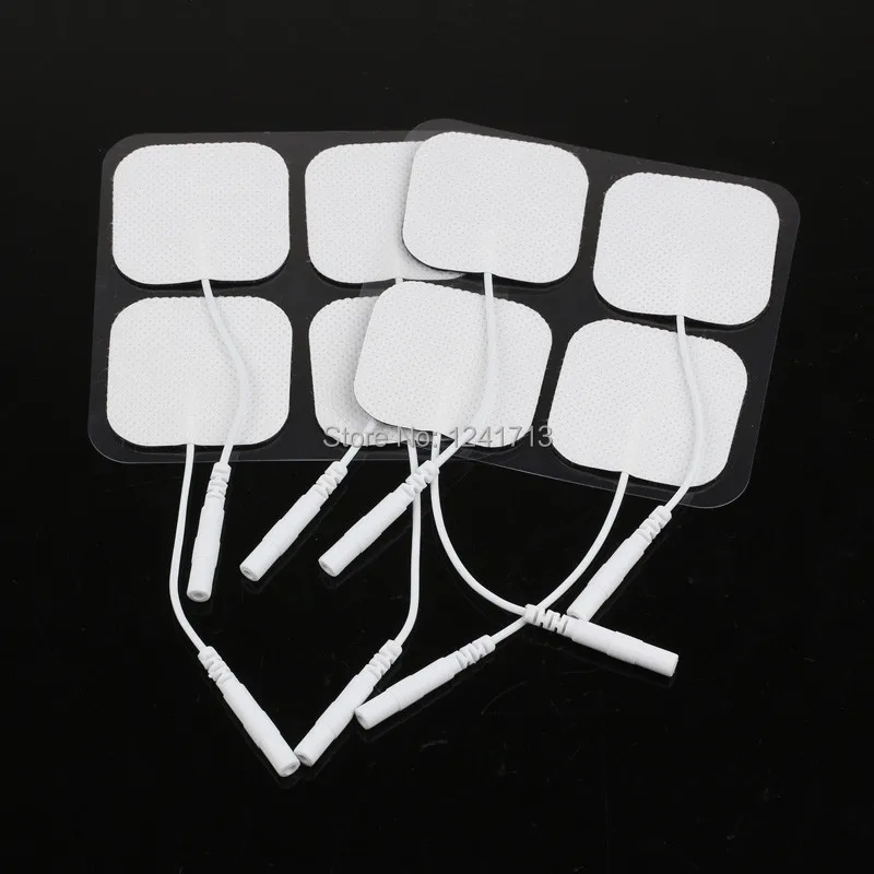 

100pcs tens Transcutaneous massager Electrical Nerve Stimulation electrodes pads 4*4cm hight quality electroestimulador reusable