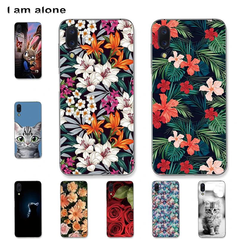 

I am alone Phone Cases For Umidigi One Pro 5.9 inch Soft TPU Mobile Fashion Color Black For Umidigi One Bags Free Shipping