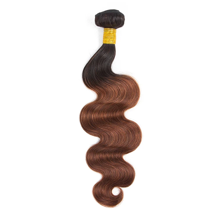 HairUGo бразильские объемные волнистые пучки волос T1B/бордовый фиолетовый Омбре человеческие волосы пучки можно купить с закрытием remy волосы - Цвет: T1B-33