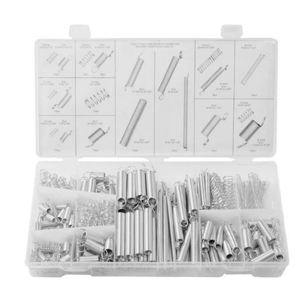 Box of Small Metal Bulk Loose Steel Coiled Springs Assortment Kit