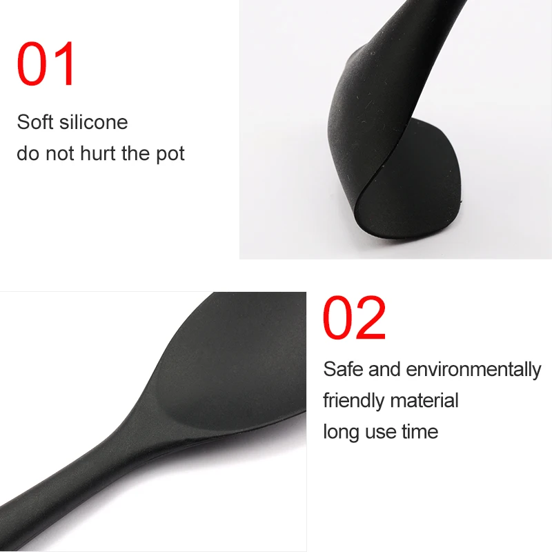 Kitchen cookware Silicone suit Environmentally friendly cooking spatula Kitchenware Kitchen accessories Kitchen cookware Silicone suit Environmentally friendly cooking spatula Kitchenware Kitchen accessories