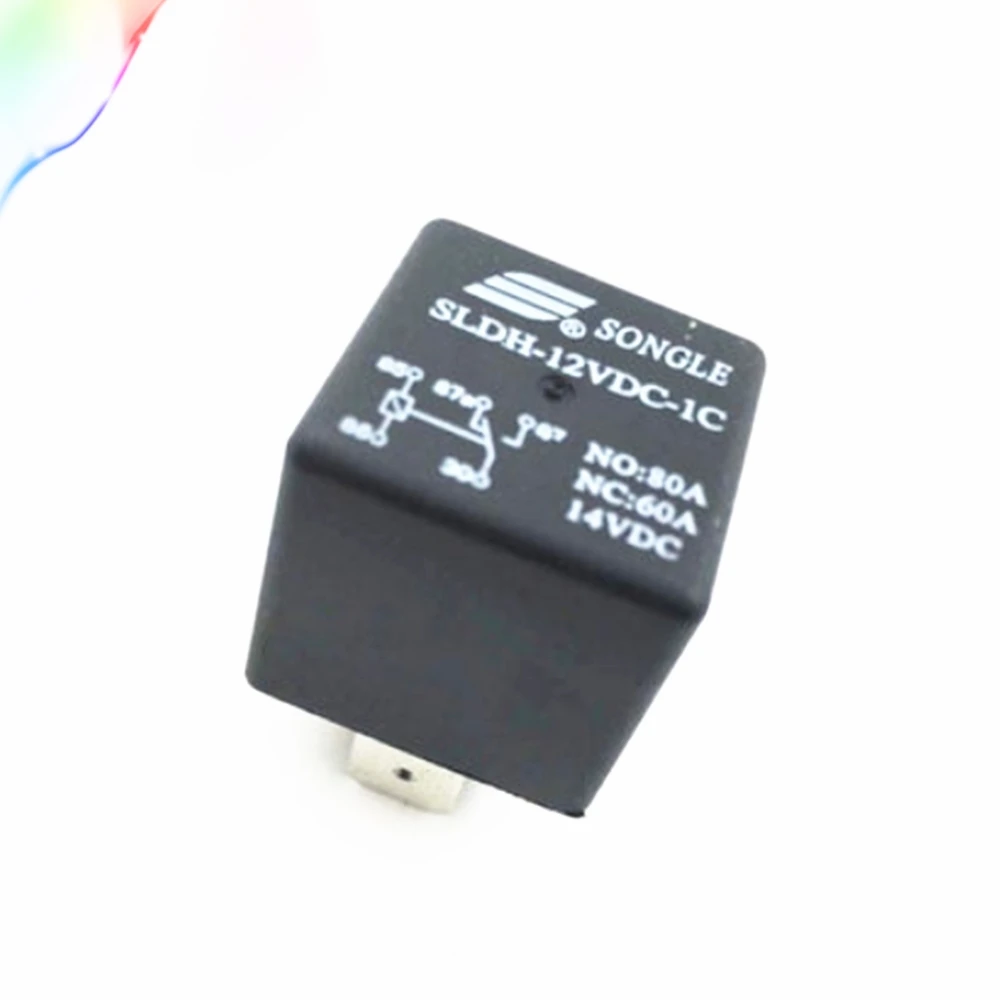 

Songle relay SLDH-12VDC-1C a set of conversion 60A14VDC 5 feet wide pin socket type 4142