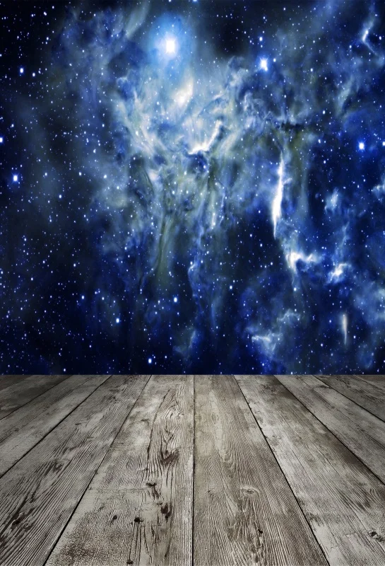 

Laeacco Nebula Universe Board Floor Light Bokeh Scene Photography Backgrounds Customized Photographic Backdrops For Photo Studio