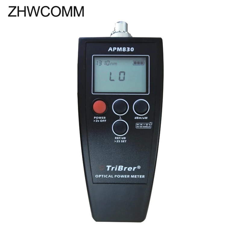 Original Mini Handheld Apm830 Fiber Optical Power Meter +26 50dbm Laser Power Meter Fiber