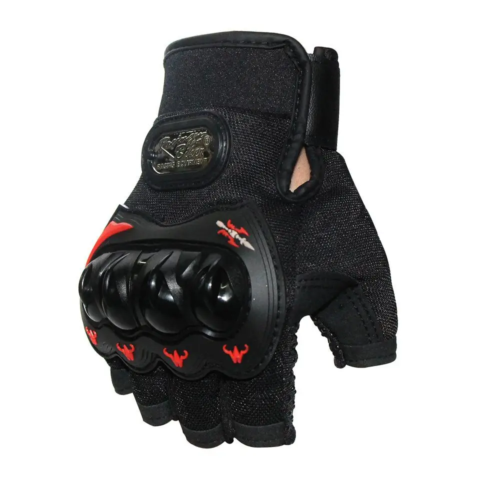

Unisex Hand Protection Mitten Cycling Half Finger Motorcycle Gloves Knuckle Fingerless Gloves Motorbike Motocross Accessories