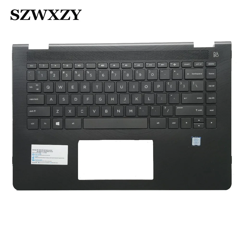 

95% NEW For HP X360 14M 14-BA048TX 14-BA 100TX Keyboard Cover Laptop Palmrest 924117-001
