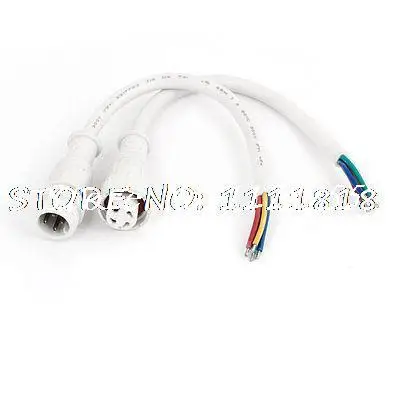 

15.7" Length Outdoor Waterproof 4-Pin LED Power Supply Extension Cable