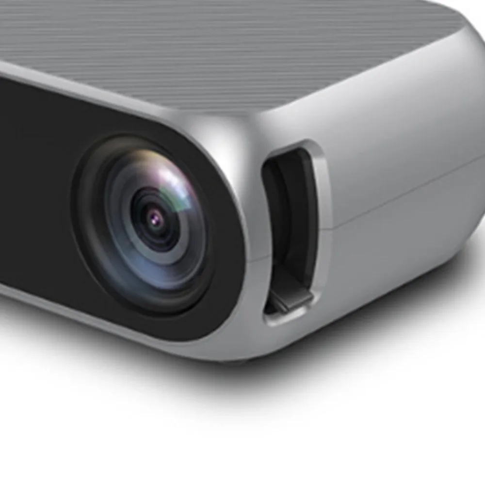Профессиональный YG320 светодиодный видео цифровой Домашний кинотеатр Портативный Смарт 1080P кинопроектор для домашнего кинотеатра ЕС серый