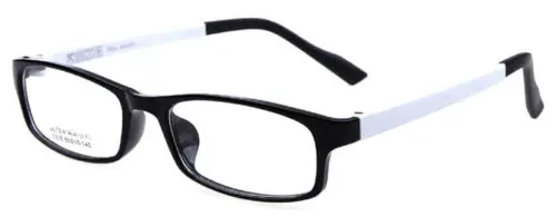 

ULTEM White Black Eyeglass Frames Clear Plain computer Glasses Spectacles Rx able