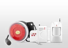 433 Mhz Wireless Standalone Siren Integrated with Max 32 Pcs of Wireless Alarm Sensor with loud