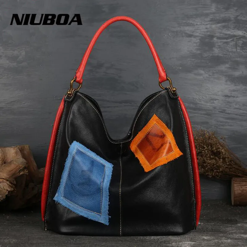 

Natural Cowhide Handbag Fashionable New Style One-Shoulder Women's Bags 2019 Messenger Bag Diagonal Genuine Leather Handbag