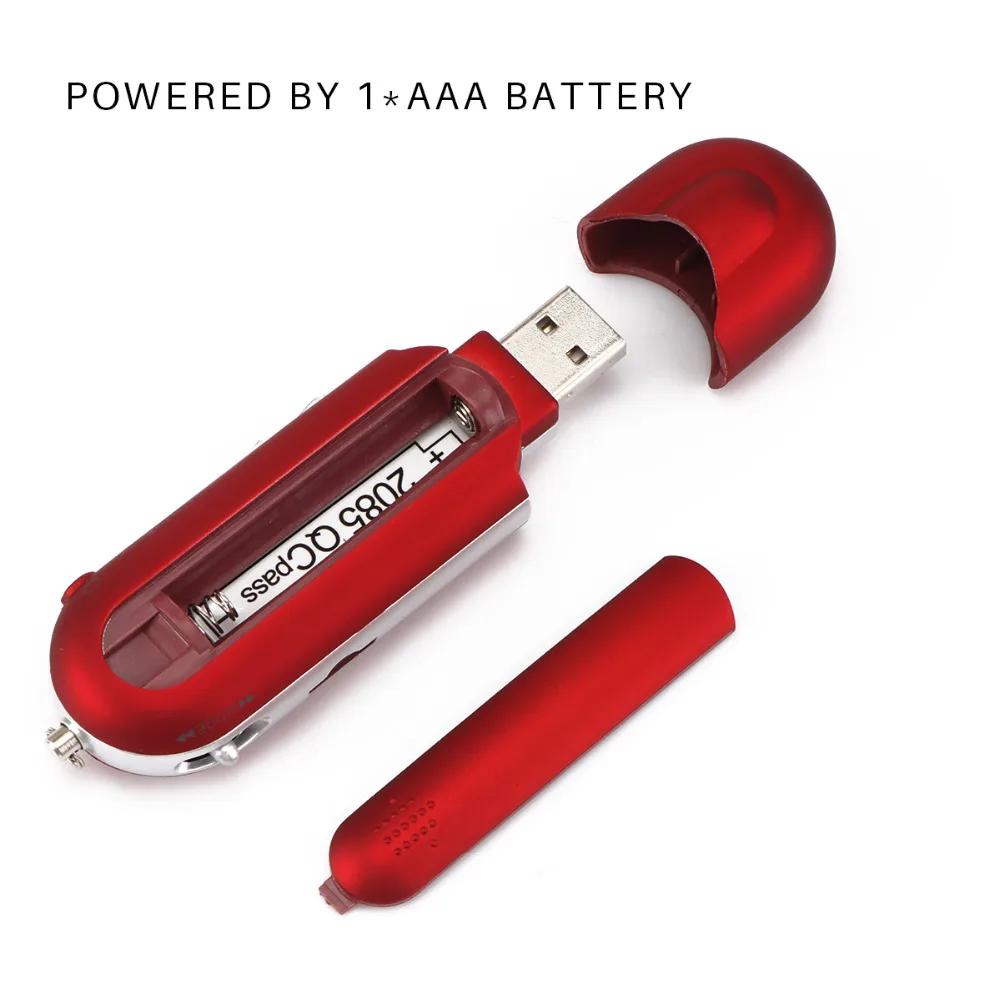 DPRUI Портативный мини MP3 музыкальный плеер USB Flash Цифровой ЖК дисплей Экран