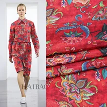 Новая струйная шелковая крепдешин ткань 12 мм рубашка cheongsam футболка платье шелковая ткань оптом шелковая ткань 138 см