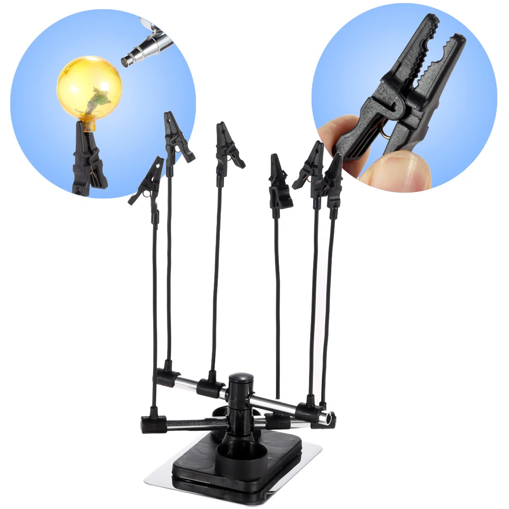 Spray Paint Clamps,Airbrush Holder Clamp,Model Making Tool,Painting Stand  Base & 20 Pcs Alligator Clip Holder Stand for Hobby Modeling DIY Memo,  Photo, Card : : Home & Kitchen