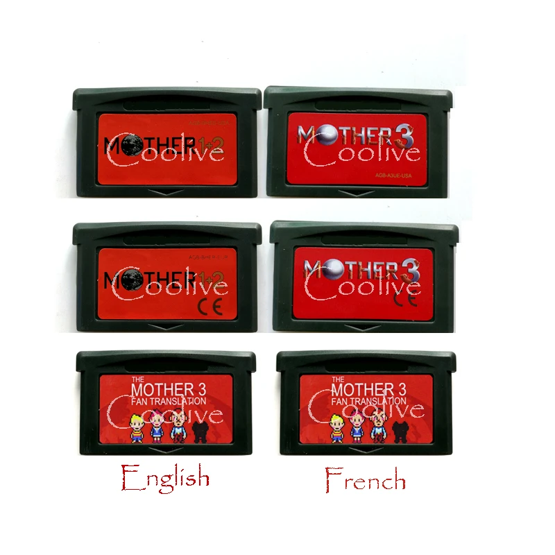 

Mother 1-2 3 Series Fan Translation Video Game Memory Cartridge Card for 32 Bit Console Accessories