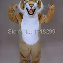 Талисман Тан Bobcat дикая кошка маскарадный костюм на заказ карнавальные наборы костюмов