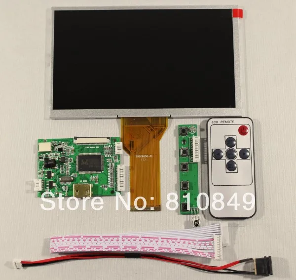 Details about HDMI input LCD controller board+7inch 800x480 EJ070NA-03A /AT070TN93lcd for Raspberry Pi