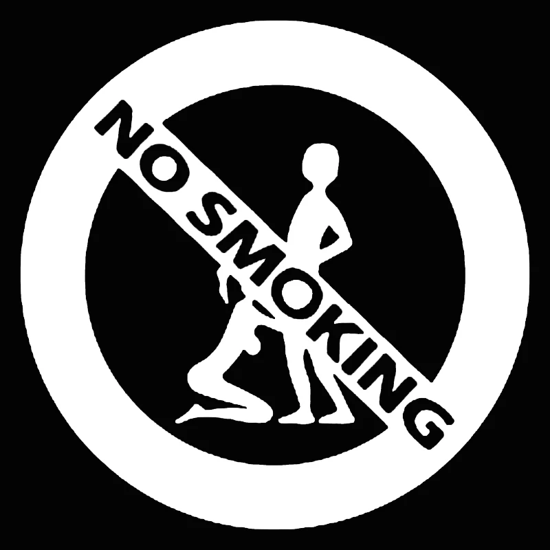 13.5cm13.5cm Car Stickers 3D Girl And Boy No Smoking Fashion Sticker Funny Vinyl Car Styling Decal Motorcycle Sticker On Car (3)