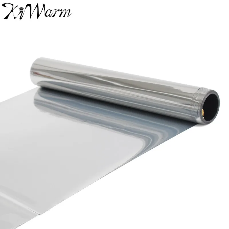 baratas 1 Pcs Janela Privacidade Filme Forma Um Espelho de Prata Adesivo de Vidro de Isolamento Reflexivo Películas Decorativas para Sua Casa ou Escritório 30 cm x 7.2 m
