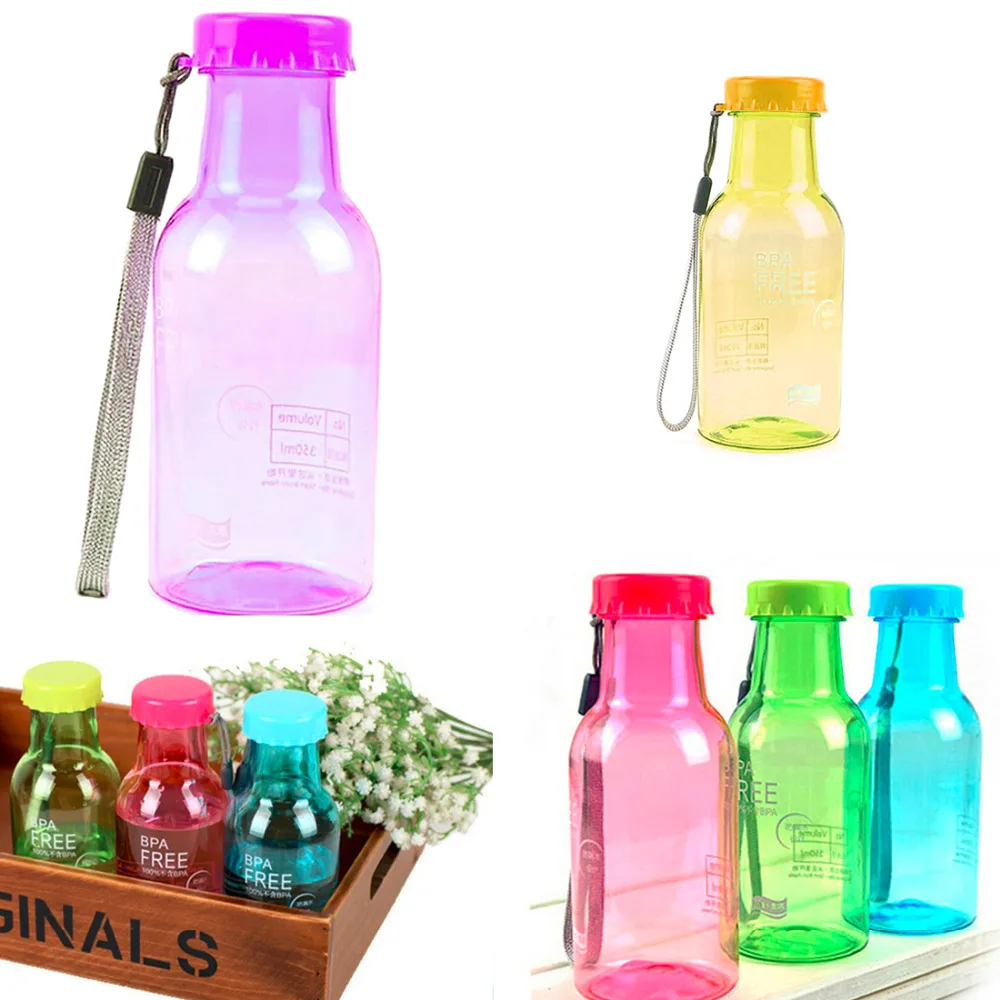 

BPA free 350ml Leak-Proof Sports Water Bottle Large Capacity Plastic Bottle Bicycle Camping Sports Bottle Drinkware Cover Lip