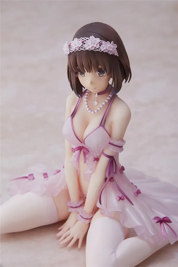 GZTZMY Saenai Heroine No Sodatekata Katou Megumi pajamas PVC Action Figures toys Anime figure Toy For Kids Christmas Gifts55 (1)