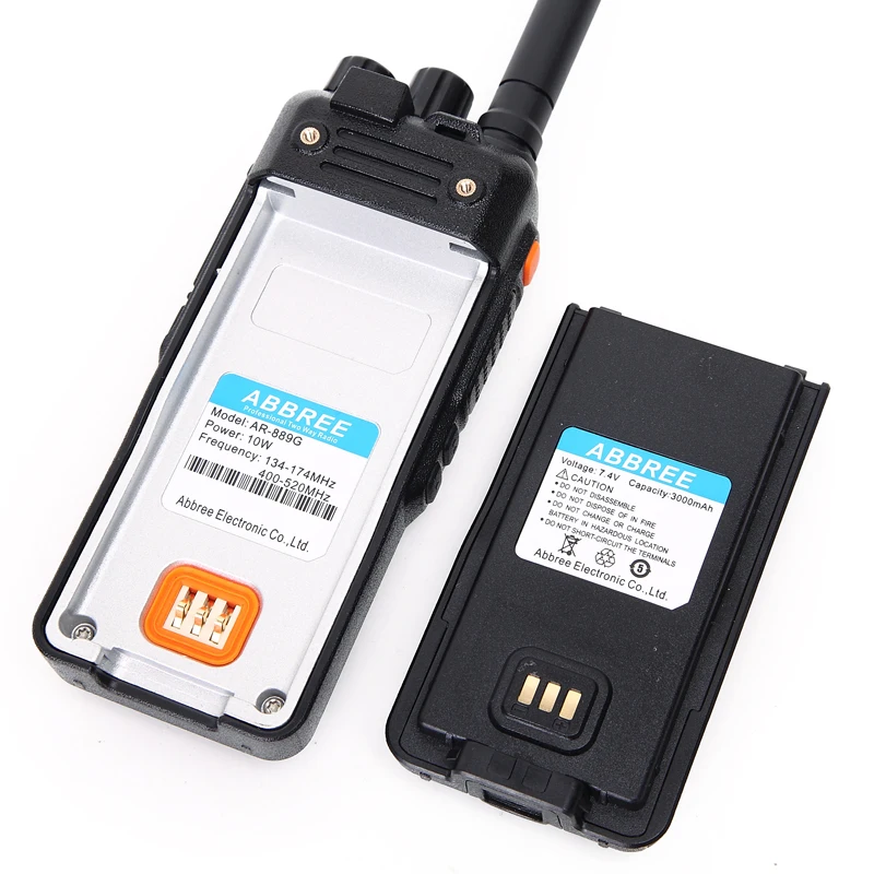 ABBREE AR 889G GPS SOS 10 Вт 999CH Ночная подсветка дуплексный ретранслятор двухдиапазонный