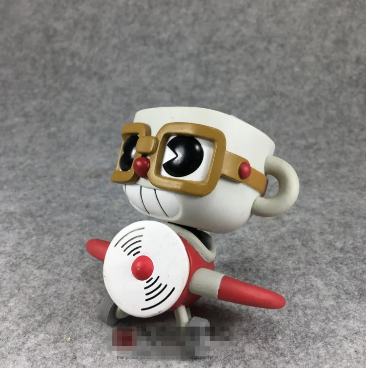 Оригинальная подержанная игра Funko pop: самолёт Cuphead виниловая экшн фигурка