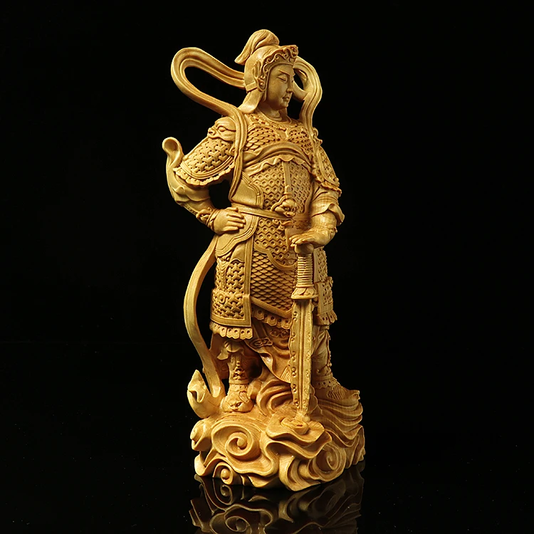 Изысканные украшения Guan Gong Jia Lan Supreme bouddha Bodhisattva, статуя богов-хранителей, аксессуары для домашнего декора