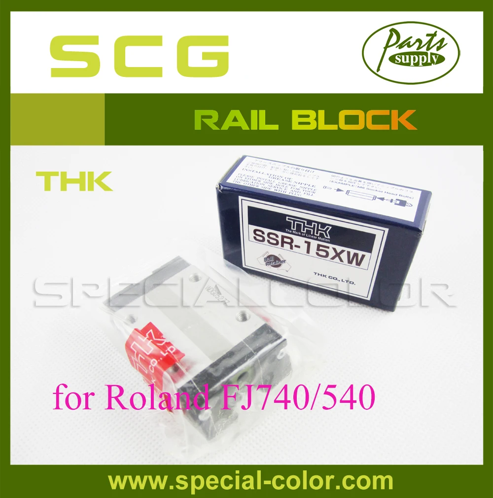 Original THK Rail block for Roland FJ740/540 printer