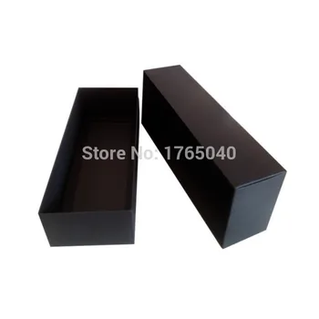 

wholesale22.5x9.5x4.5cm Black kraft paper box/Socks/ Scarf/ Towels/ Gift packing box /food boxes 200pcs/lot DHL free shipping