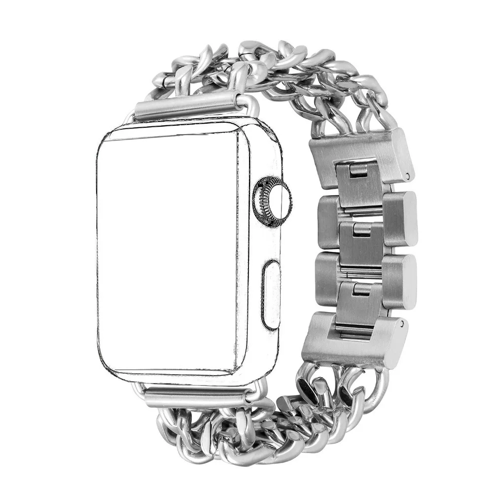 2017 the newest Excellent watchbands for iwatch apple watch Strap Link Bracelet Accessories 38mm and 42mm