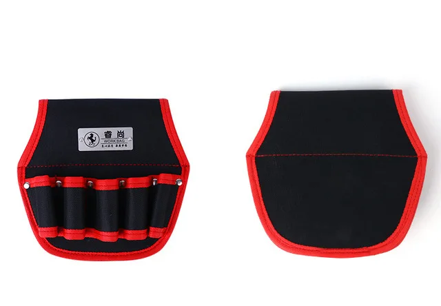 Сумка для инструментов с отверткой, высокое качество, нейлоновая ткань, сумка для инструментов, электрик, поясной карман, сумка для инструментов, водонепроницаемая сумка - Цвет: Just bag 05 Red