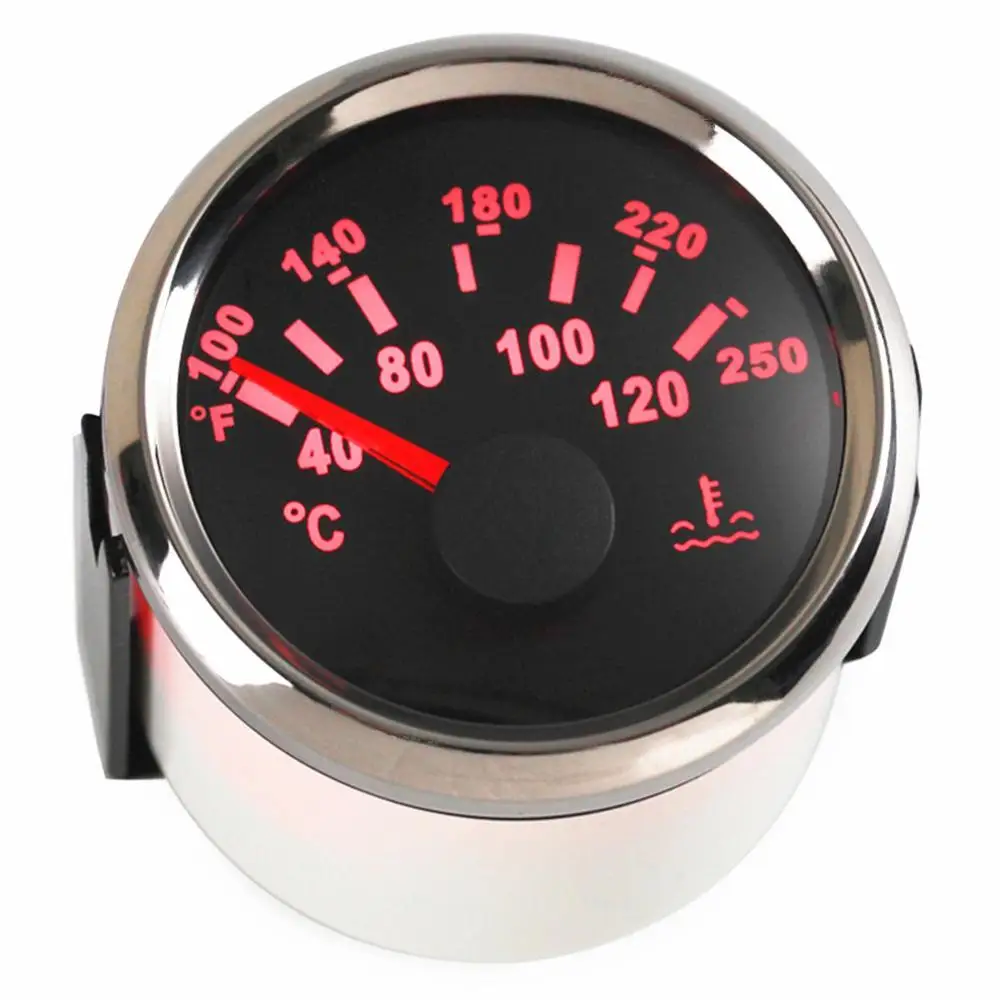 Buy 1pc Brand New 52mm Water Temp Gauges 9 32V Water