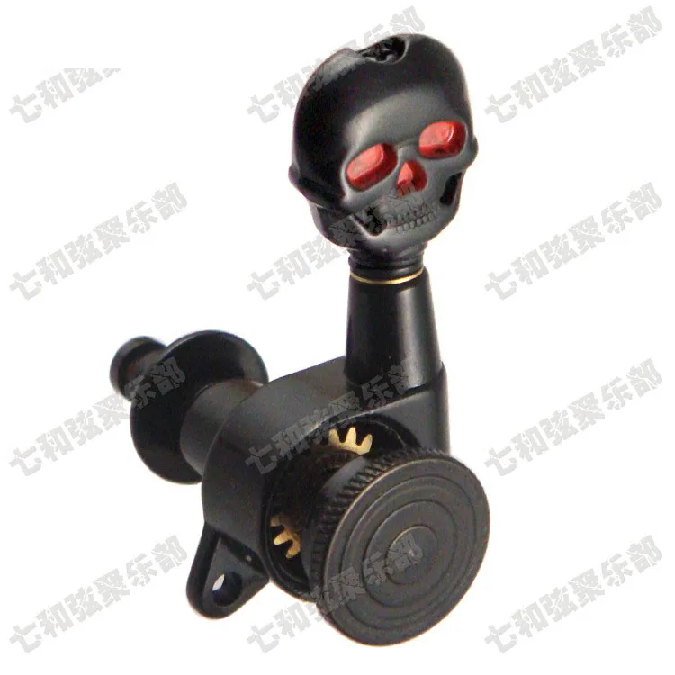 Набор из 6 черных заблокированных струн для тюнинга гитары колышек тюнеры ключей