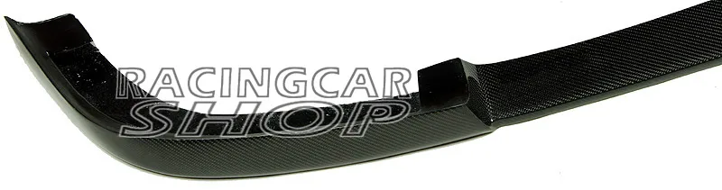 REAL CARBON FIBER V TYPE FRONT LIP SPOILER FOR MERCEDES BENZ W212 E-CLASS E200 E260 E300 E350 E550 E63 AMG BUMPER