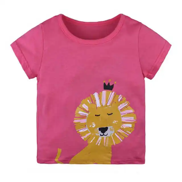 New T Shirts Toddler Infant Baby Girls Clothing Cartoon applique white ...