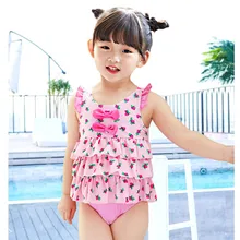 Детский купальник от 2 до 6 лет, милый клубничный торт, тайский купальный костюм