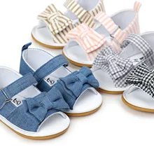 Новые летние сандалии для маленьких девочек; детские сандалии для новорожденных; летняя обувь для маленьких девочек